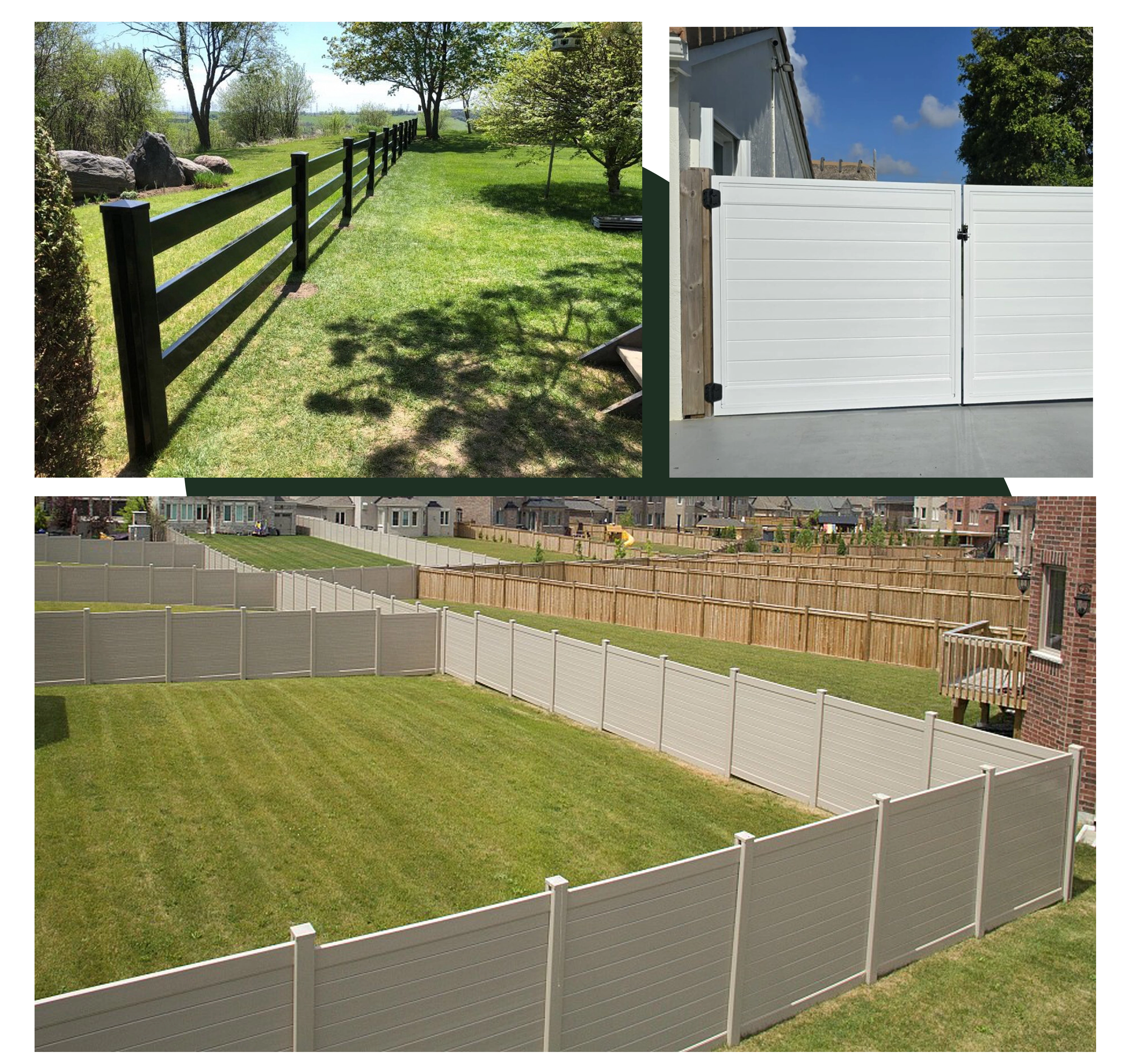 Elite PVC installation crew building a custom PVC fence in South Florida